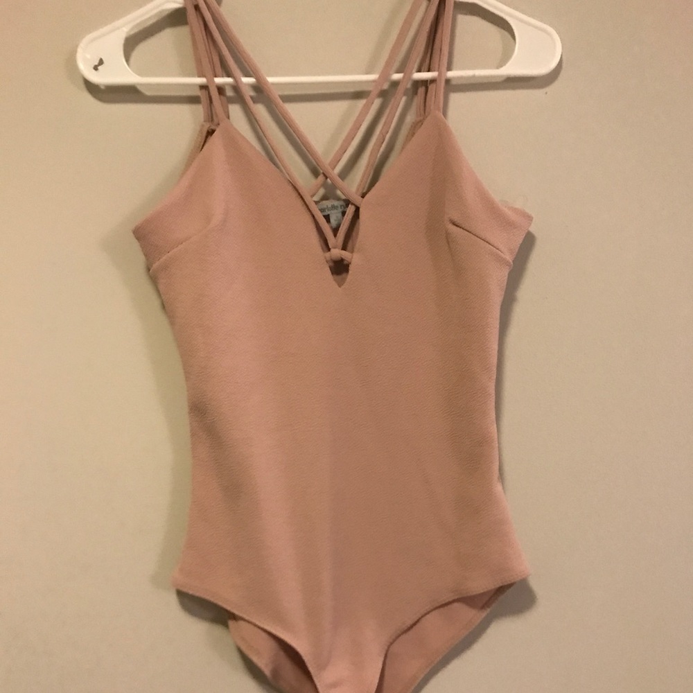 Charlotte Russe Nude Bodysuit